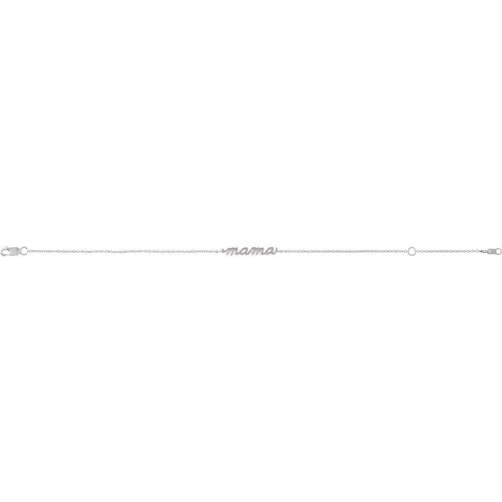 Sterling Silver Mama Bracelet