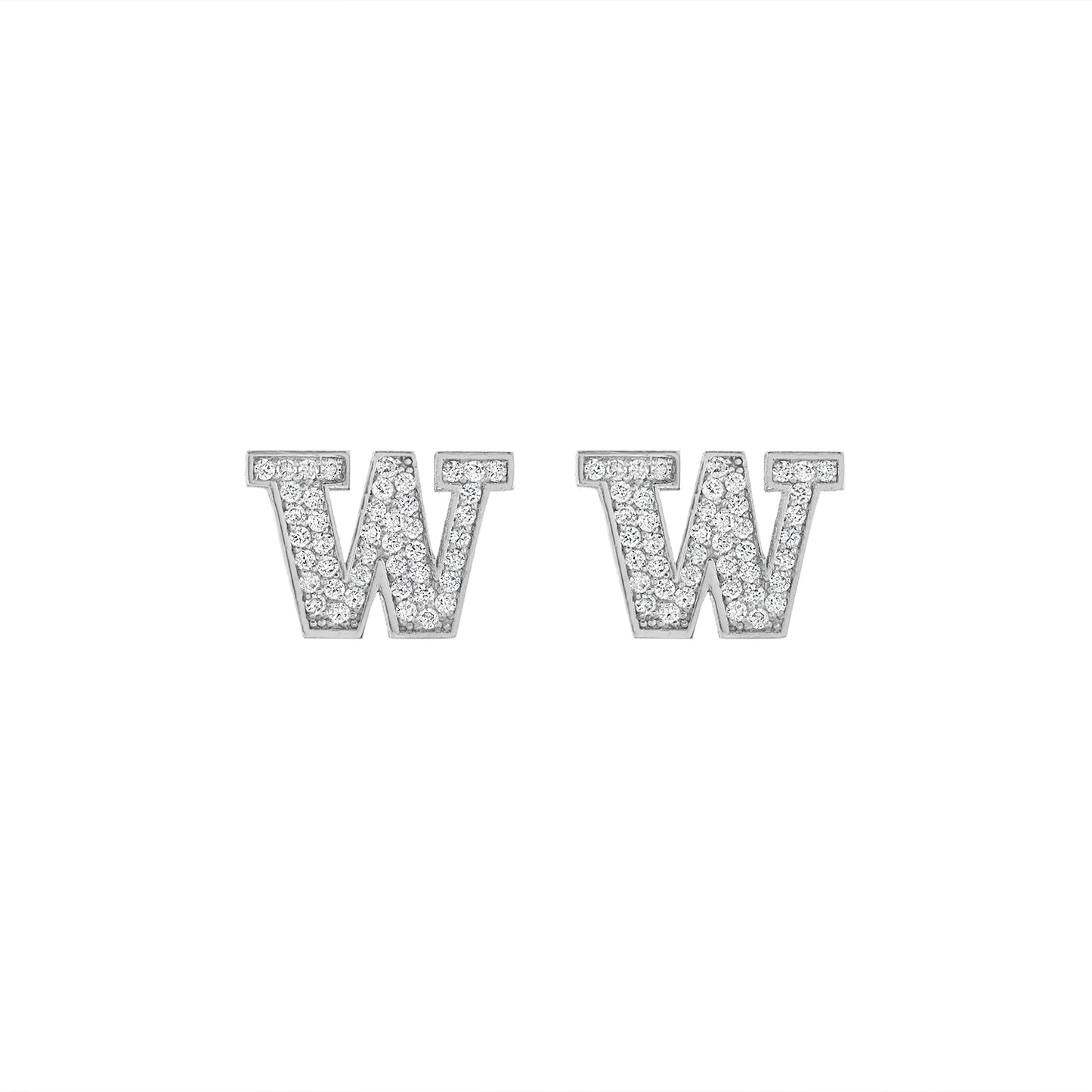 UW Micropavé Diamond Earrings