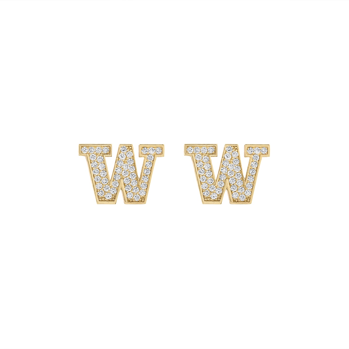 UW Micropavé Diamond Earrings