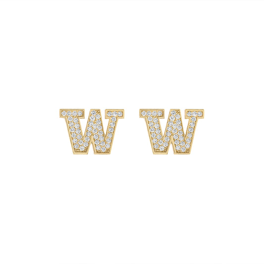UW Micropavé Diamond Earrings