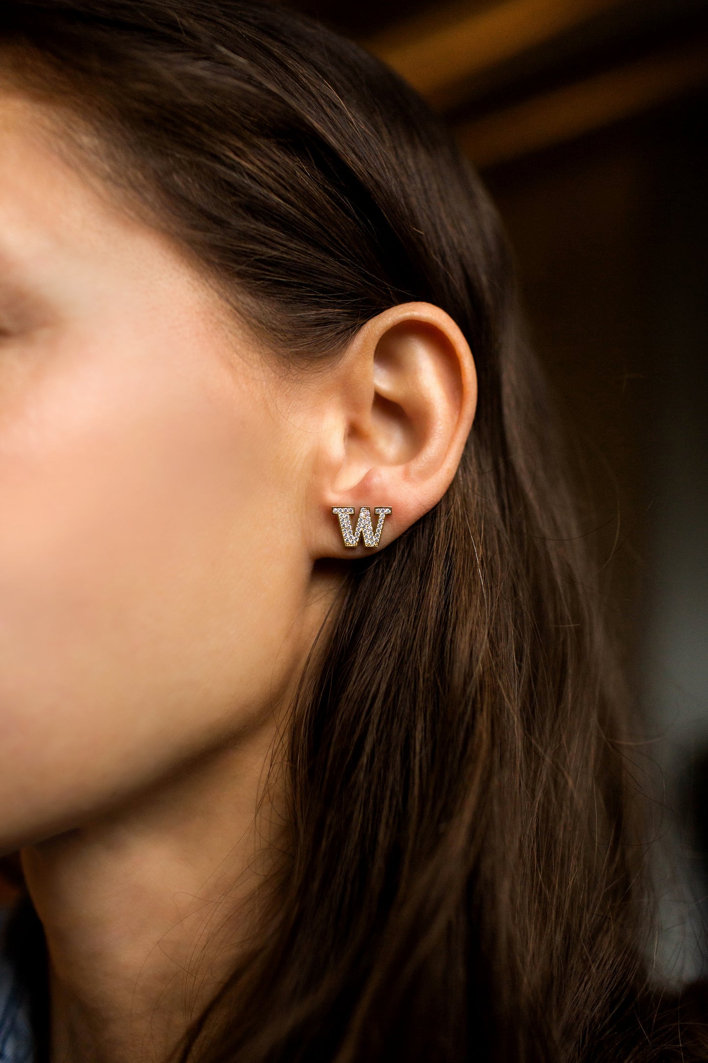 UW Micropavé Diamond Earrings