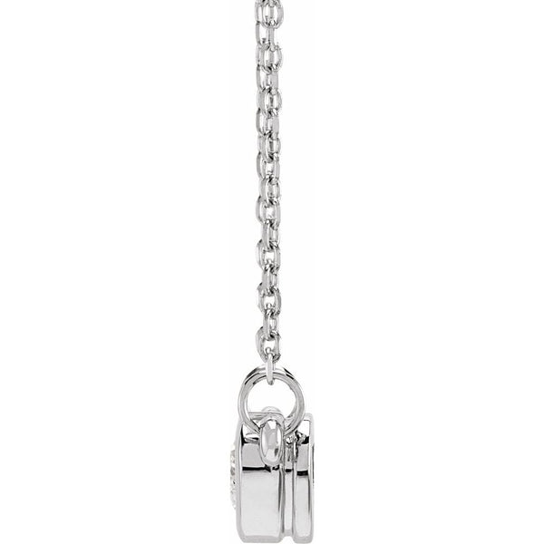 14K Gold Genuine Diamond Heart Necklace