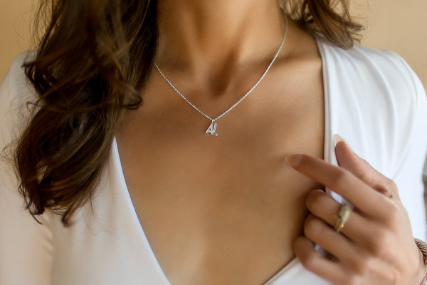 Alabama Silver "AL" Pendant