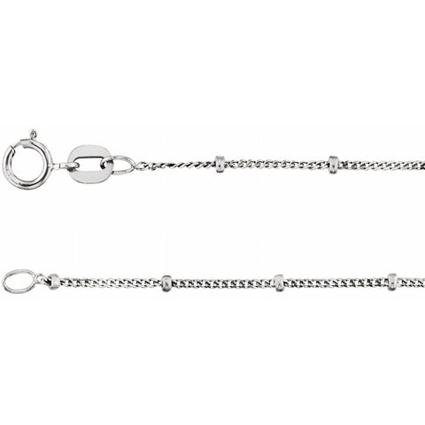 Sterling Silver Satellite Chain