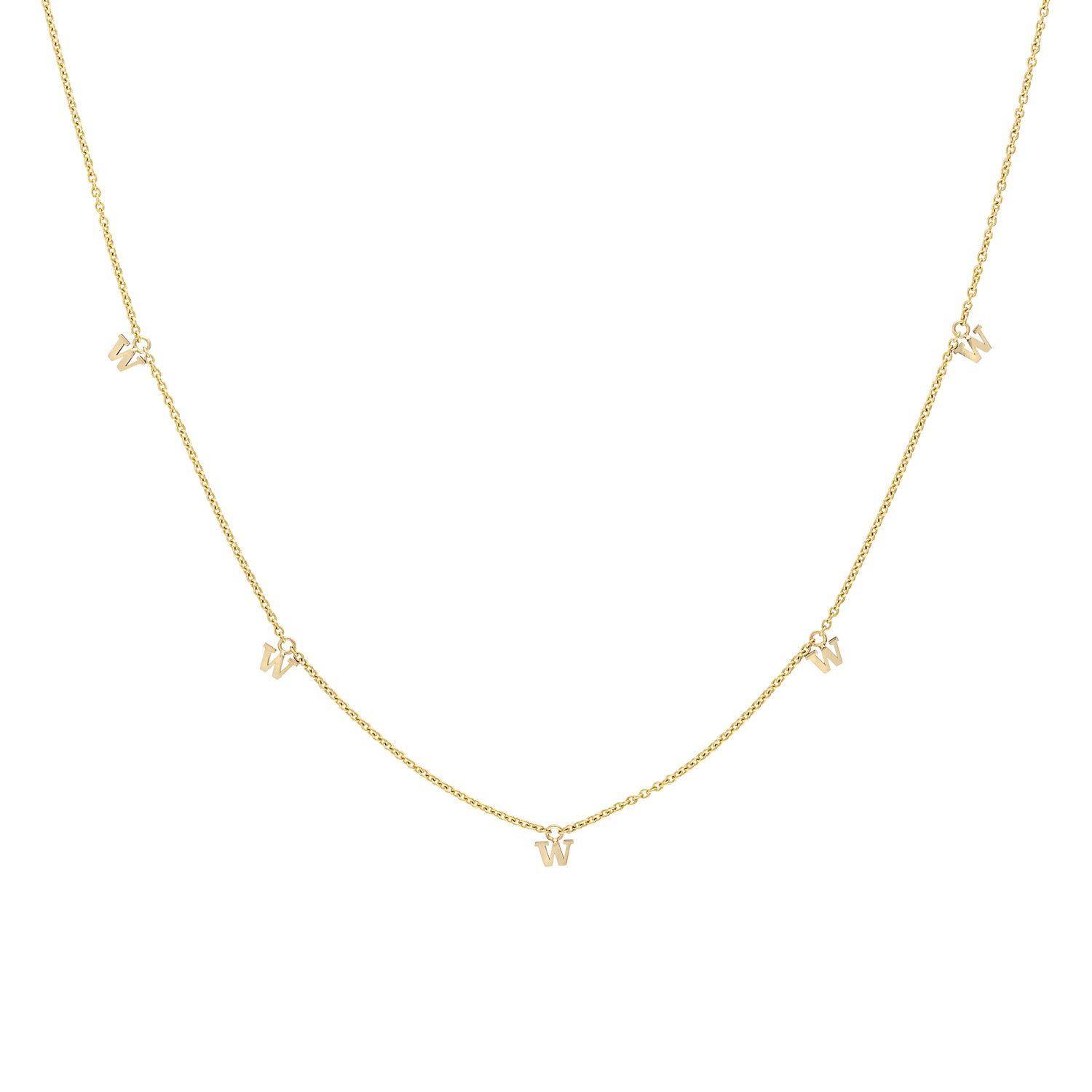 UW Tiny Station Necklace