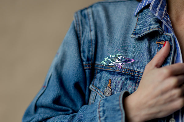 MSU Denver Sterling Silver Roadrunner Brooch