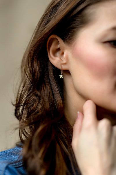 UW Tiny Dangle Dubs Earrings