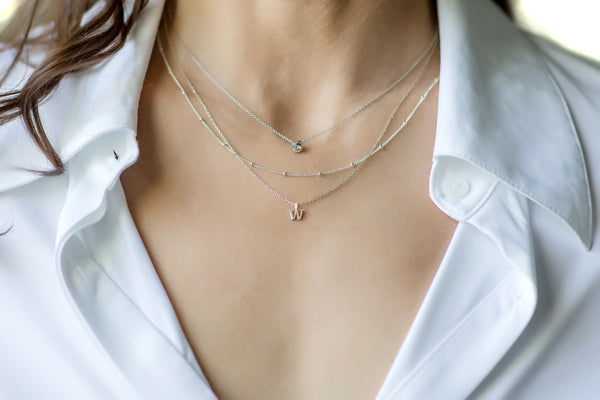 14K Gold and Lab-Grown Diamond Solitaire Pendant