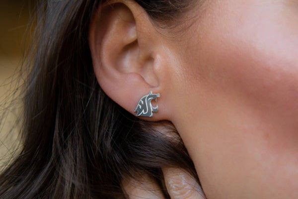 WSU Classic Cougar Earrings