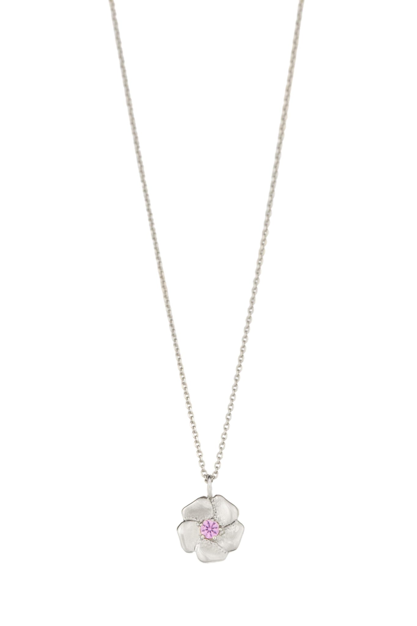 UW Silver Cherry Blossom Pendant
