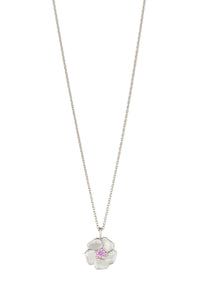UW Silver Cherry Blossom Pendant