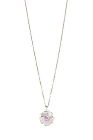 UW Silver Cherry Blossom Pendant