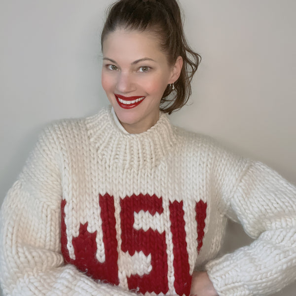 WSU Dangle Cougar Earrings