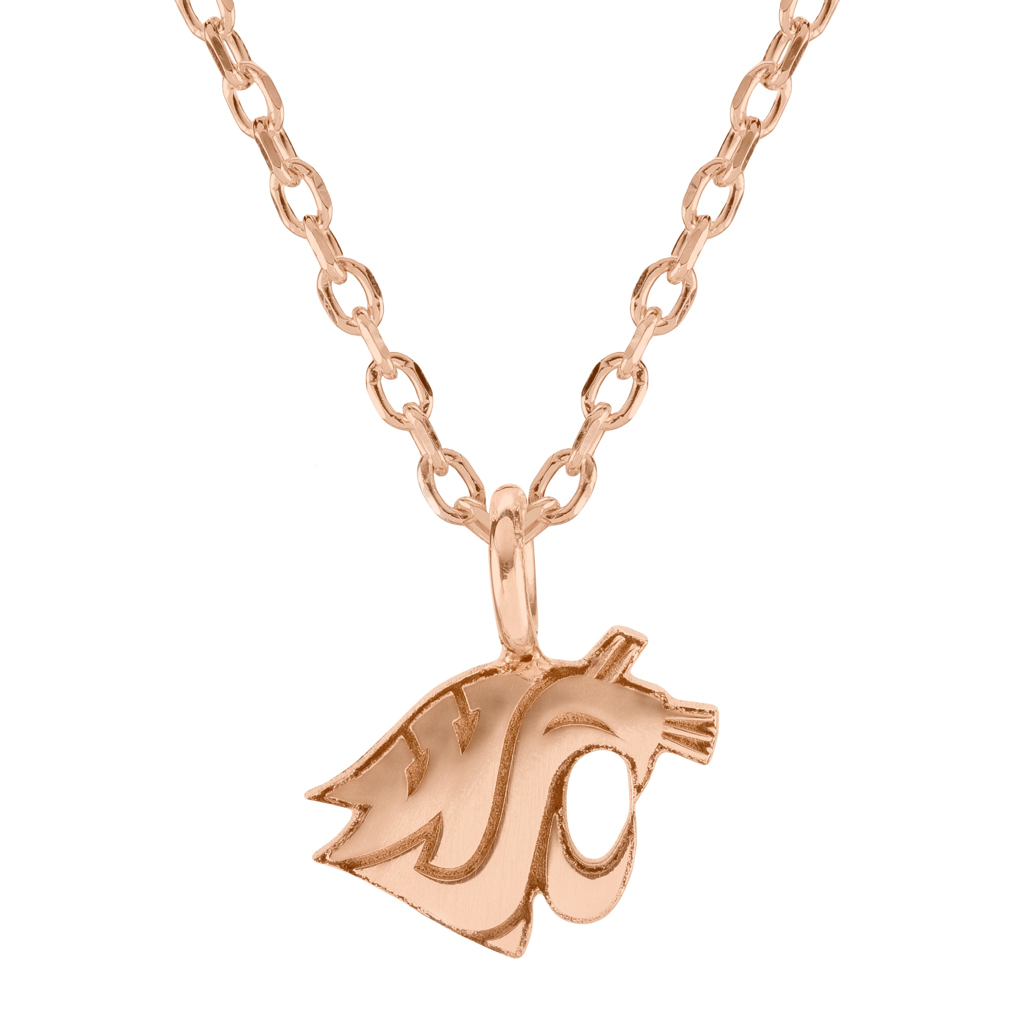 WSU Gold Tiny Cougar Pendant