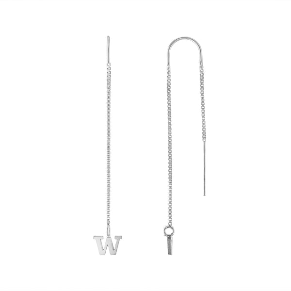 UW Silver Ear Threaders