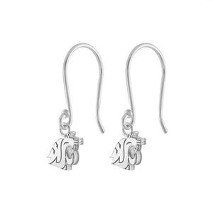 WSU Dangle Cougar Earrings