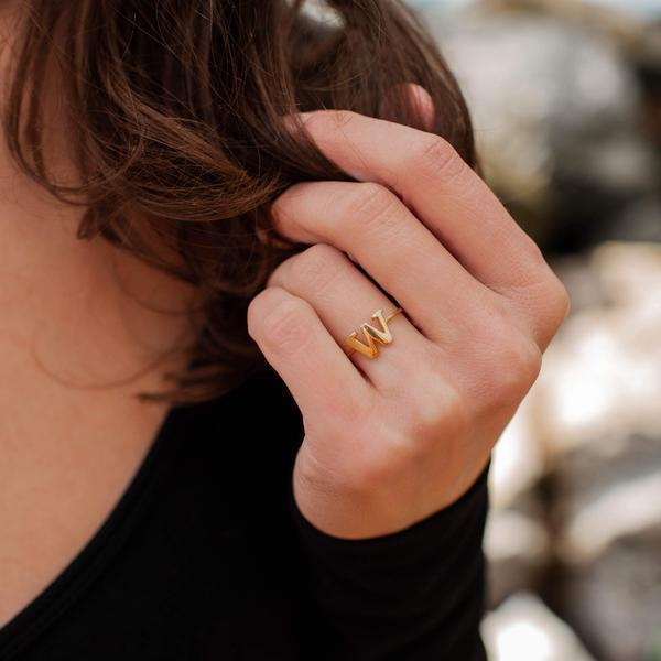 UW Gold Dubs Up Ring