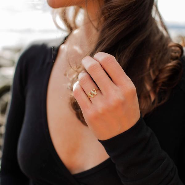 UW Gold Dubs Up Ring