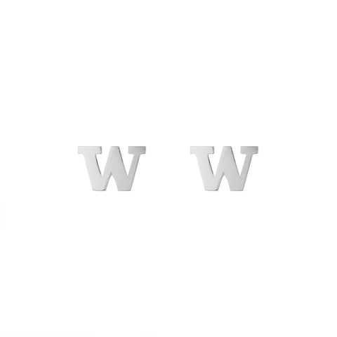 UW Silver Tiny Earrings